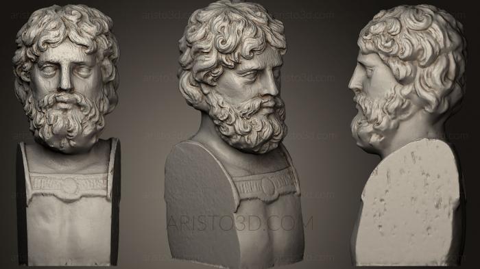 Busts and heads antique and historical (BUSTA_0496) 3D model for CNC machine